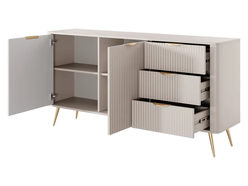 Forba Skänk 164 cm - vit - Förvaring - Skåp - Barskåp