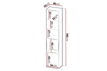 Kangana Highboard - Svart - Förvaring - Skåp - Förvaringsskåp