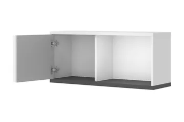 Metropolitan Highboard - Vit/Ljusgrå/Svart - Förvaring - Skåp - Förvaringsskåp