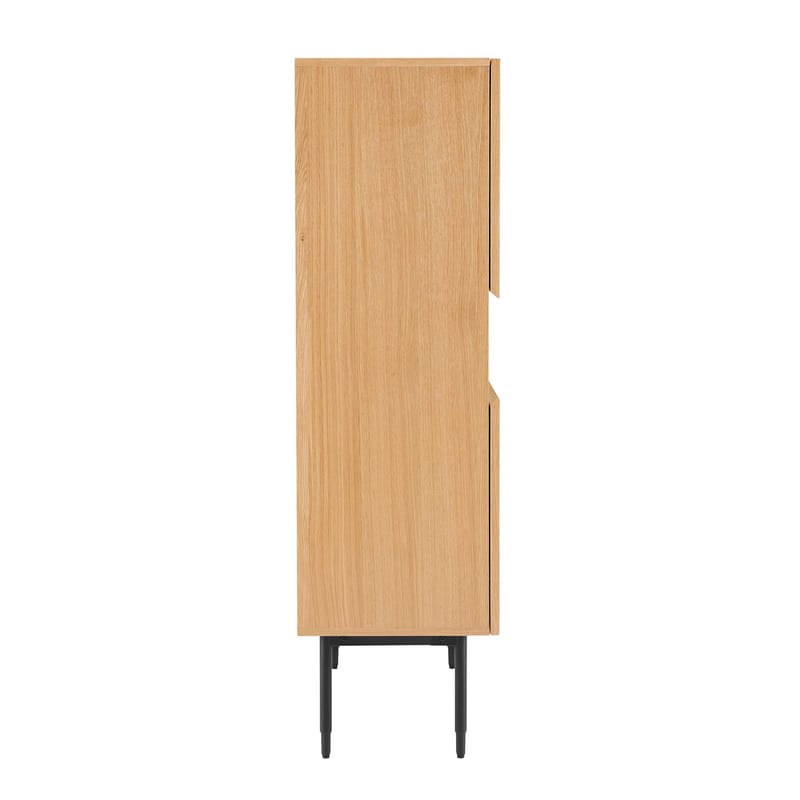 Sideboard Nate ek 100x40x140 cm - Beige - Förvaring - Skåp - Förvaringsskåp