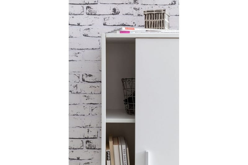 Sideboard Wohnling Melaminbelagd MDF-skjutdörrar Modern - Förvaring - Skåp - Förvaringsskåp