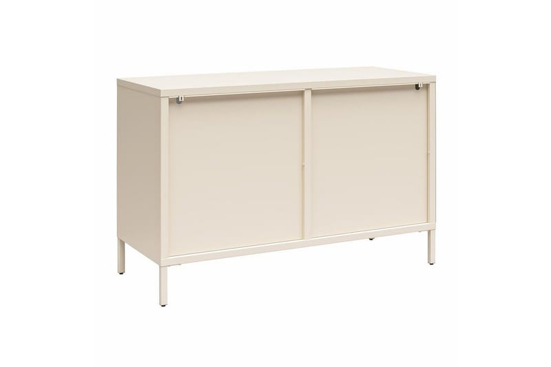 Skåp Luna 100x40x64 cm, Pergament - 100x40x64 cm, Pergament - Förvaring - Skåp - Vitrinskåp