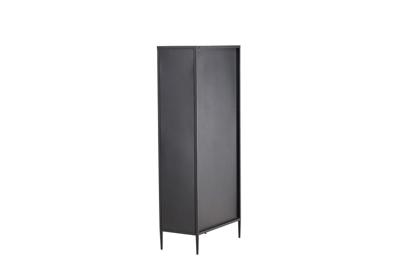 La Paz Vitrinskåp 70x160 cm Svart - Förvaring - Skåp - Vitrinskåp