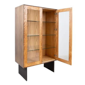 Vitrinskåp Teron 90x45x160 cm - Brun - Förvaring - Skåp - Vitrinskåp