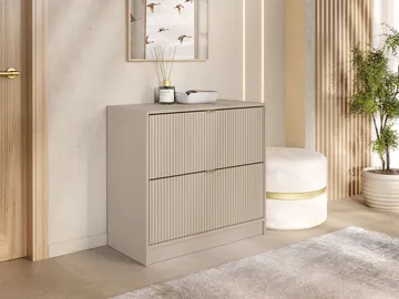 Gudelia Skoskåp 80 cm - beige - Förvaring - Skoförvaring