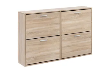Metia Skoskåp 120x24 cm - Trä/natur - Förvaring - Skoförvaring