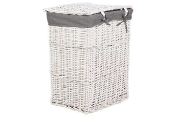 Tvättkorgar Ella Grå/vit - Grå/vit - Hus & renovering - Kök & bad - Badrum - Badrumstillbehör