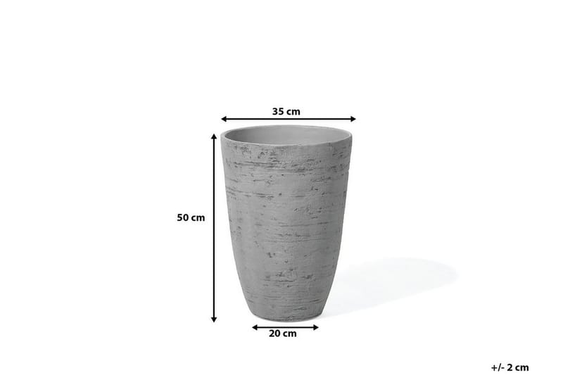 Camia Kruka 35.5 cm - Grå - Trädgård & spabad - Trädgårdsskötsel - Odling - Planteringskärl & blomkruka - Stor blomkruka