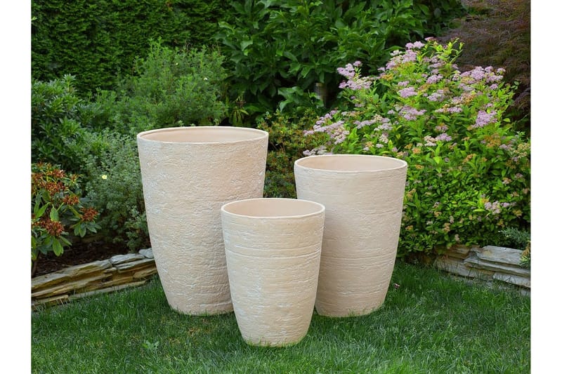 Camia Kruka 51 cm - Beige - Trädgård & spabad - Trädgårdsskötsel - Odling - Planteringskärl & blomkruka - Stor blomkruka