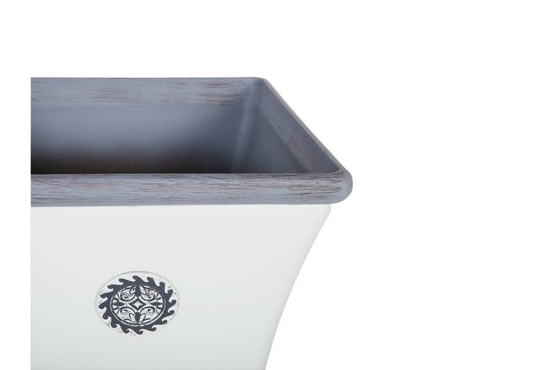 Elateia Blomkruka 35 cm - Vit - Trädgård & spabad - Trädgårdsskötsel - Odling - Planteringskärl & blomkruka - Stor blomkruka