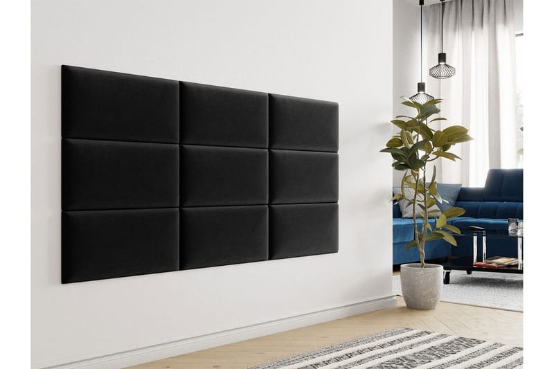 Zaratuz Väggpanel Stoppad 60x30 cm - Svart - Hus & renovering - Bygg - Golv, vägg & tak - Golv & väggbeklädnad - Väggpanel & panelskiva