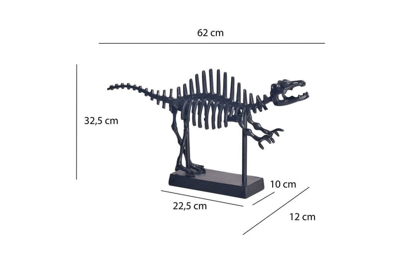 Dekorativ figur Wohnling Dekorativ T-Rex Aluminium Modern - Inredning - Dekoration & inredningsdetaljer - Prydnadssaker - Dekorationsfigur