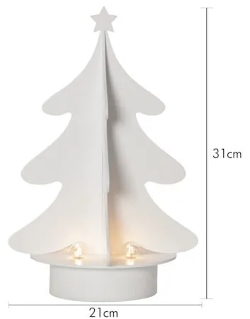 Afton Ljusstake 21 cm - vit - Inredning - Julpynt & helgdekoration - Julpynt & juldekoration