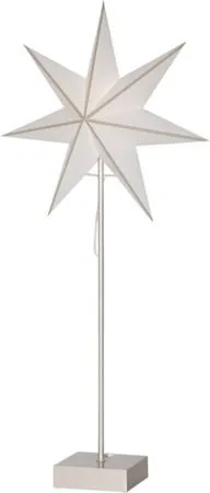 Astro Stjärna på fot 35 cm - vit och beige - Inredning - Julpynt & helgdekoration - Julpynt & juldekoration
