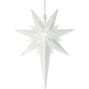 Betlehem Liten adventsstjärna 25 cm - Jullampa i metall - Vit - Inredning - Julpynt & helgdekoration - Julpynt & juldekoration