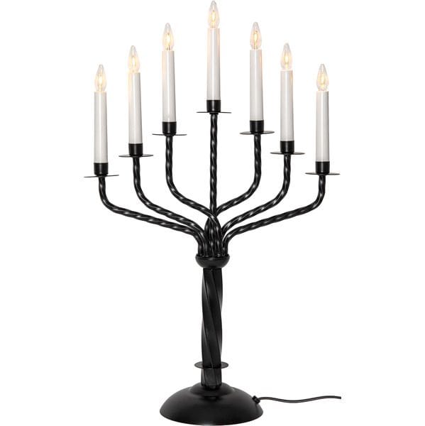 Bore Adventsljusstake 38 cm - Ljusstake i Metall för Advent - Svart - Inredning - Julpynt & helgdekoration - Julpynt & juldekoration