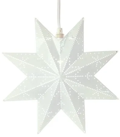Classic Liten Adventsstjärna 28 cm - Jullampa i metall, Vit