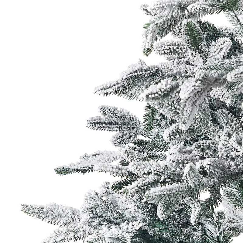 Bassie Snöig Plastgran 240 cm - Vit|Grön - Inredning - Julpynt & helgdekoration - Julpynt & juldekoration - Plastgran
