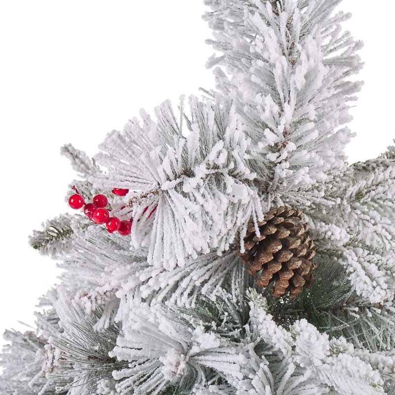 Masala Liten Snöig Plastgran 120 cm - Vit|Grön - Inredning - Julpynt & helgdekoration - Julpynt & juldekoration - Plastgran
