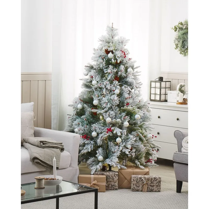 Masala Snöig Plastgran 180 cm - Vit|Grön - Inredning - Julpynt & helgdekoration - Julpynt & juldekoration - Plastgran