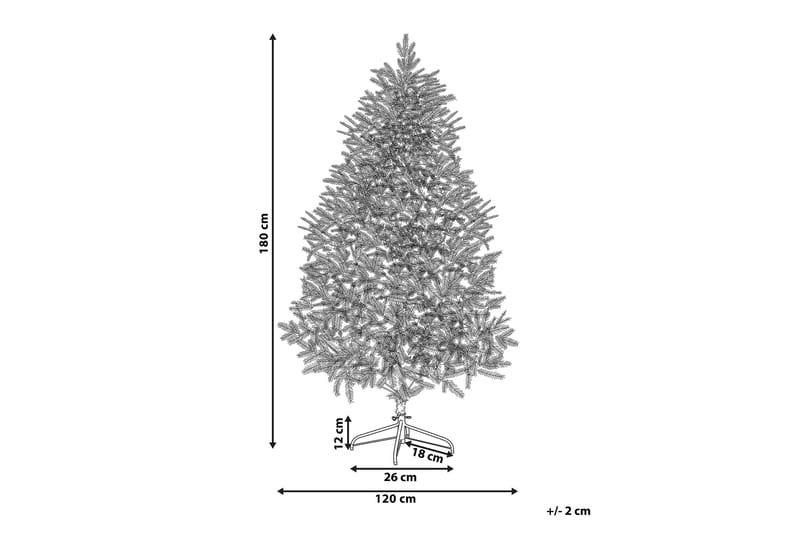 Chaker Julgran 180 cm - Vit - Inredning - Julpynt & helgdekoration - Julpynt & juldekoration - Plastgran