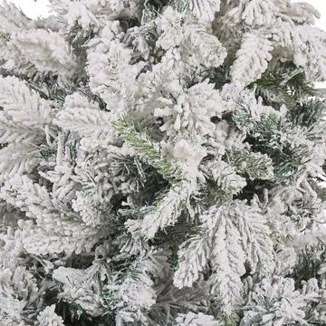 Tomichi Liten Snöig Plastgran 120 cm - Vit|Svart|Grön - Inredning - Julpynt & helgdekoration - Julpynt & juldekoration - Plastgran