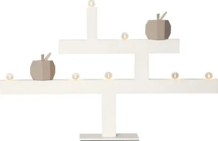 Kivik Stor Adventsljusstake 62 cm - Ljusstake i Trä - Vit - Inredning - Julpynt & helgdekoration - Julpynt & juldekoration