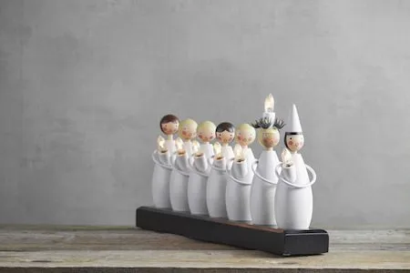 Luciatåg Ljusstake 48 cm - vit - Inredning - Julpynt & helgdekoration - Julpynt & juldekoration