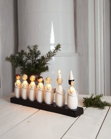 Luciatåg Ljusstake 48 cm - vit - Inredning - Julpynt & helgdekoration - Julpynt & juldekoration