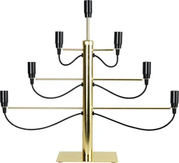 Milano Stor Adventsljusstake 60 cm - Ljusstake i Metall - Mässingsguld - Inredning - Julpynt & helgdekoration - Julpynt & juldekoration