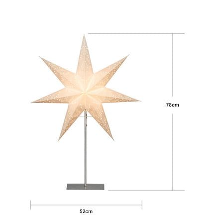 Sensy Stjärna på Fot 78 cm E14 - Vit - Inredning - Julpynt & helgdekoration - Julpynt & juldekoration