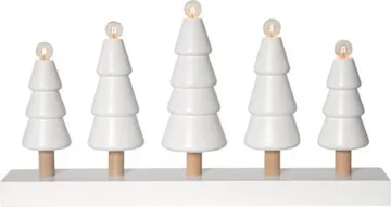 Skog Ljusstake 46 cm - vit med ofärgade stammar - Inredning - Julpynt & helgdekoration - Julpynt & juldekoration