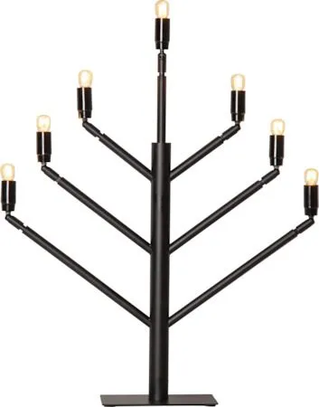 Stockholm Stor Adventsljusstake 64 cm - Ljusstake i Metall, Matt Svart