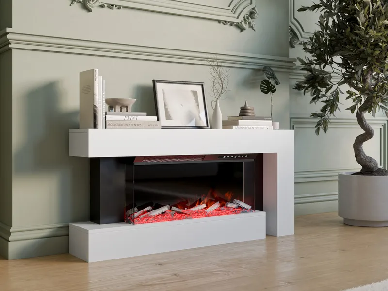 Morvyn Elektrisk Eldstad 120 cm - Inredning - Kaminer - Kamin utan skorsten - Elkaminer