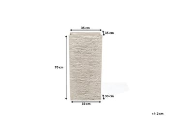 Gaza Kruka 35 cm - Beige - Trädgård & spabad - Trädgårdsskötsel - Odling - Planteringskärl & blomkruka - Stor blomkruka