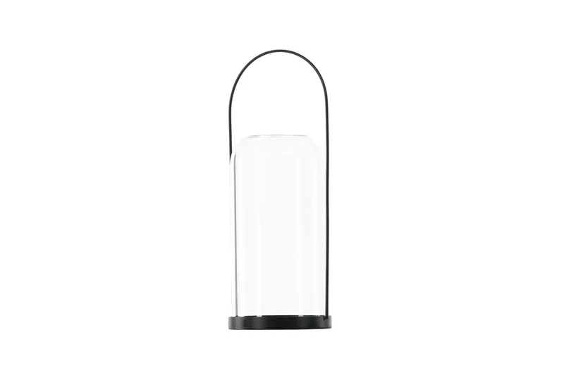 Flora Ljuslykta 13x35 cm - Svart - Inredning - Ljus & dofter - Ljusstake & ljuslykta