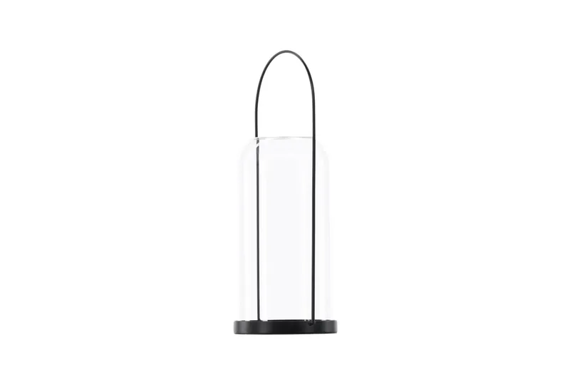 Flora Ljuslykta 13x35 cm - Svart - Inredning - Ljus & dofter - Ljusstake & ljuslykta