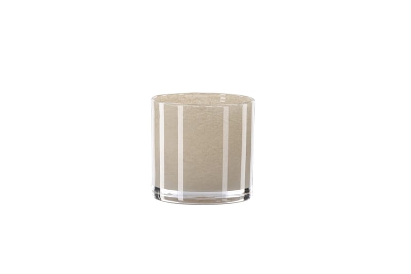 Glora Ljuslykta 10x10 cm - Beige - Inredning - Ljus & dofter - Ljusstake & ljuslykta