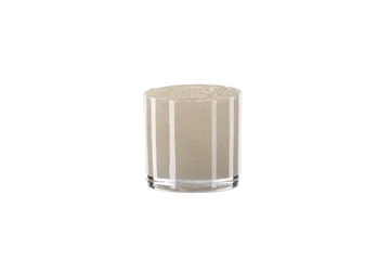 Glora Ljuslykta 10x10 cm - Beige - Inredning - Ljus & dofter - Ljusstake & ljuslykta
