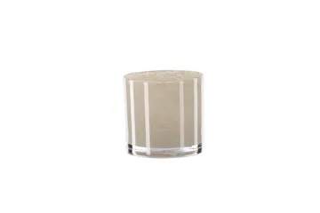 Glora Ljuslykta 10x10 cm - Beige - Inredning - Ljus & dofter - Ljusstake & ljuslykta