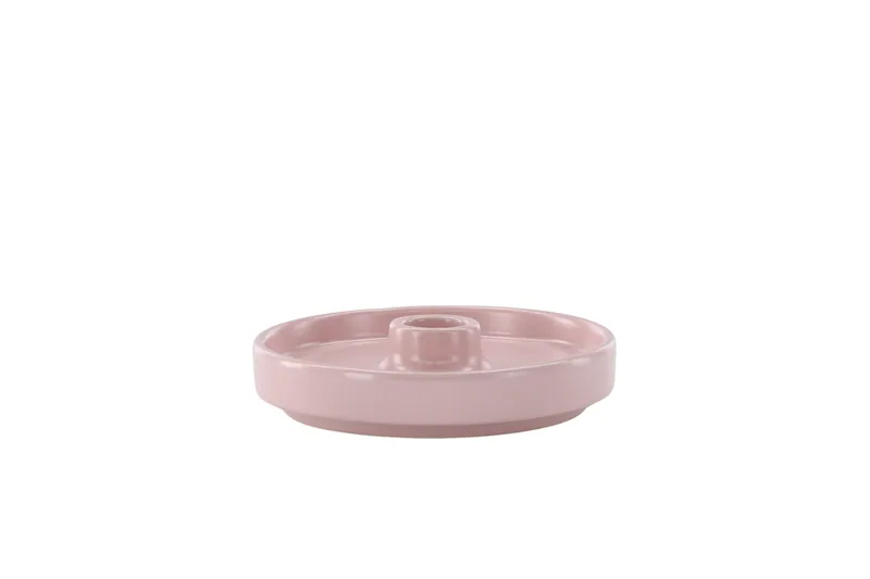 Bette Ljusstake 13x4 cm, Ljusrosa
