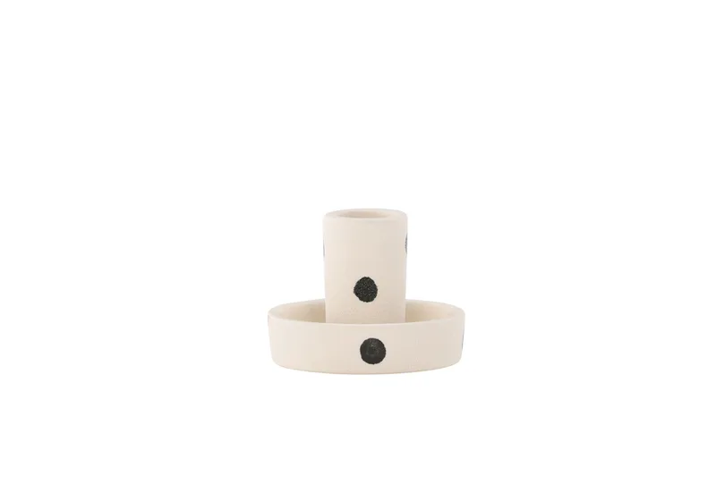 Ceco Ljusstake 11x5,6 cm, Vit