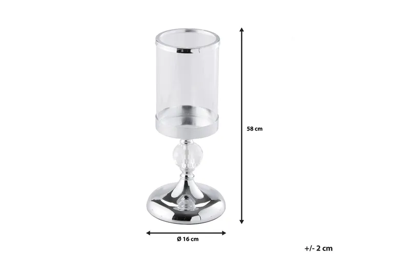 Cotui Ljusstake 41 cm - Silver - Inredning - Ljus & dofter - Ljusstake & ljuslykta - Kandelaber & bordsljusstake