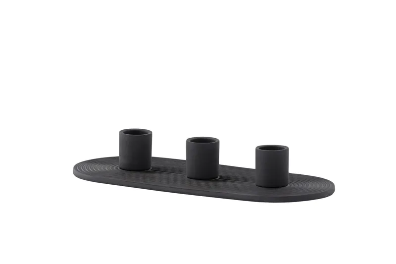 Dian Ljusstake 10,5x4 cm - Svart - Inredning - Ljus & dofter - Ljusstake & ljuslykta - Kandelaber & bordsljusstake