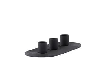 Dian Ljusstake 10,5x4 cm - Svart - Inredning - Ljus & dofter - Ljusstake & ljuslykta - Kandelaber & bordsljusstake