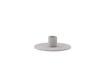 Dian Ljusstake 12x4 cm - Grå - Inredning - Ljus & dofter - Ljusstake & ljuslykta - Kandelaber & bordsljusstake