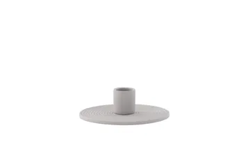 Dian Ljusstake 12x4 cm - Grå - Inredning - Ljus & dofter - Ljusstake & ljuslykta - Kandelaber & bordsljusstake