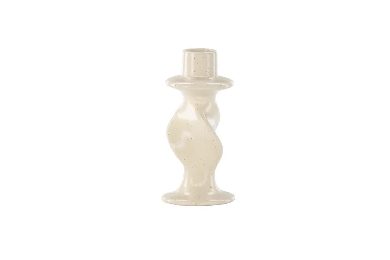 Glory Ljusstake 6x12 cm - Beige - Inredning - Ljus & dofter - Ljusstake & ljuslykta - Kandelaber & bordsljusstake