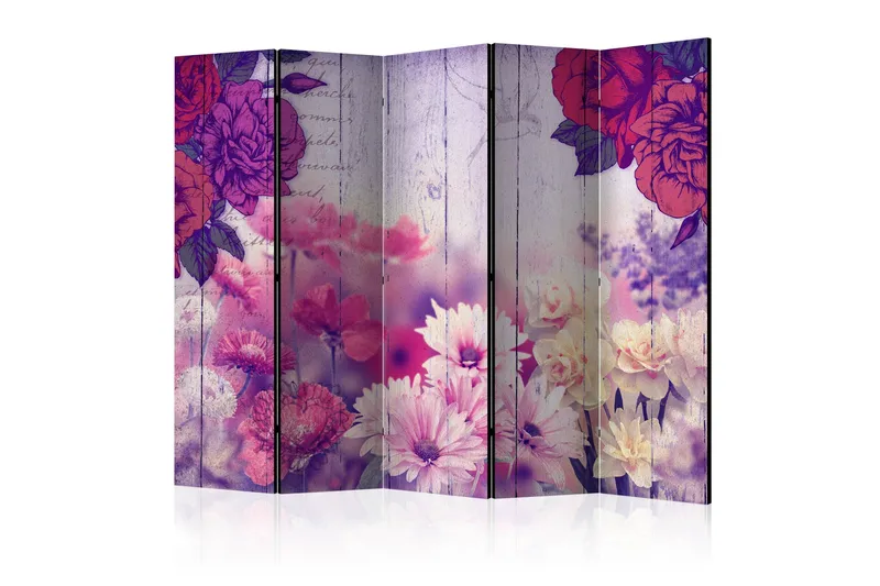 Rumsavdelare - Flowers Memories II 225x172, Artgeist sp. z o. o.