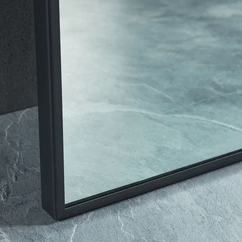 Golvspegel rund 700x1850mm - svart - Inredning - Speglar - Helkroppsspegel